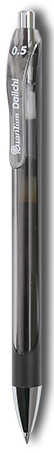 ปากกาเจล QG501 0-5 สีดำ Quantum