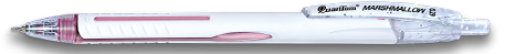 ปากกาลูกลื่น MARSHMALLOW 0.29 สีชมพู Quantum