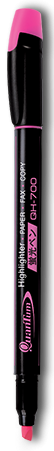 ปากกาไฮไลท์ เน้นข้อความ QH700 สีชมพู Quantum